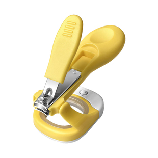 带灯光放大镜婴儿指甲剪新生儿宝宝指甲刀套装儿童安全剪刀指甲钳