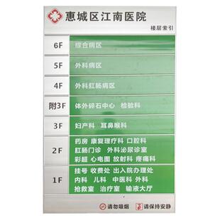 楼层索引牌科室牌指示牌可更换人员去向牌铝合金定制金属门牌导视