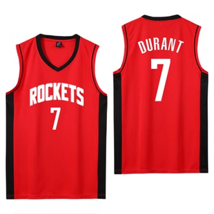 火箭球衣7号杜兰特13号哈登男女篮球比赛定制篮球服训练背心透气