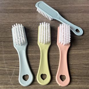 刷软毛 刷子家用塑料清洁用品长柄清洁刷日用百货刷洗衣鞋 10只装 鞋