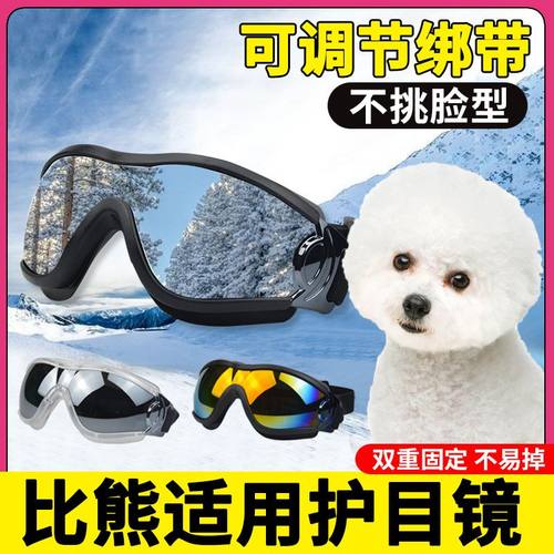 比熊专用狗狗护目镜宠物配饰小狗墨镜防风眼镜小型犬太阳镜紫外线