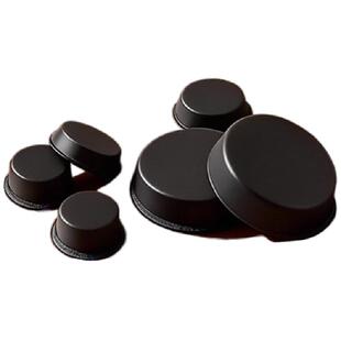 3M自粘笔记本方形硅橡胶防滑脚垫减震垫缓冲防震垫黑色消音垫圆形