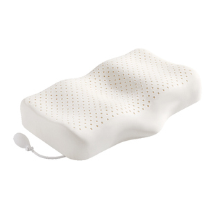 nittaya泰国天然乳胶枕颈椎枕芯护颈枕高度可调气囊助睡橡胶枕头