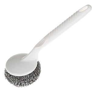 振兴钢丝球刷带手柄不掉丝清洁球家用厨房不锈钢洗碗锅刷锅子神器