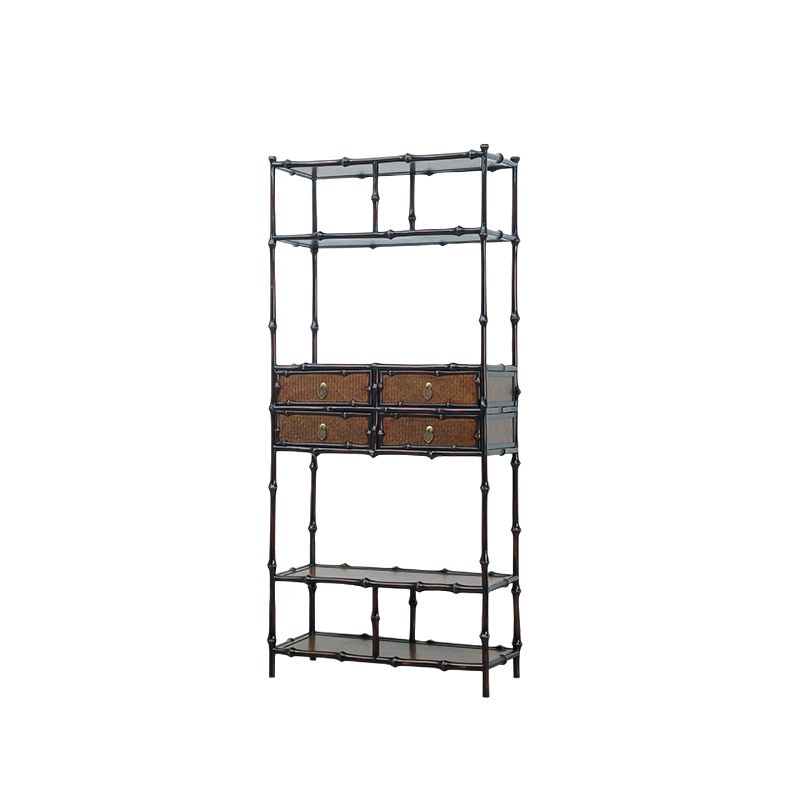 筇竹家具组合博古架茶具展示收纳