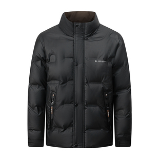 雅鹿男装立领羽绒服男冬季新款时尚潮流防风保暖防水免洗青年外套