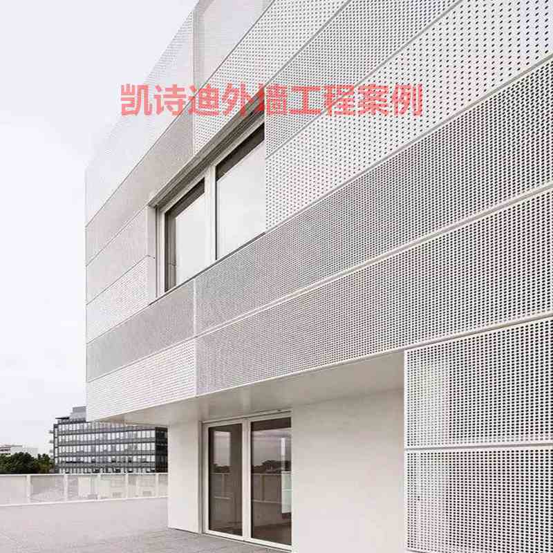 工程冲孔铝单板铝合金拉网装饰天花板大板幕墙防护网板拉伸吊顶