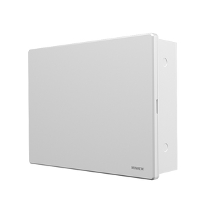 蒙斯朗纯平弱电箱暗装高颜值多媒体信息箱家用光纤箱室内400X300