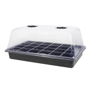 育苗盒高盖24孔扦插盆植物育苗盘穴盘种植塑料秧盘播种育苗盆蔬菜