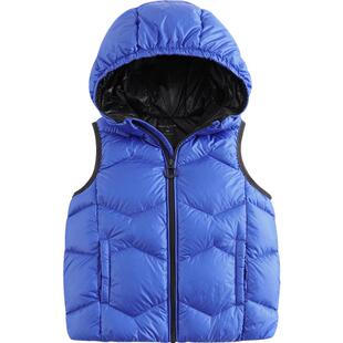 【打折】马克珍妮秋冬装男童超轻加厚羽绒马甲外穿背心213686