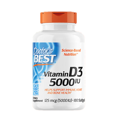 Doctor'sBest维生素D3180粒