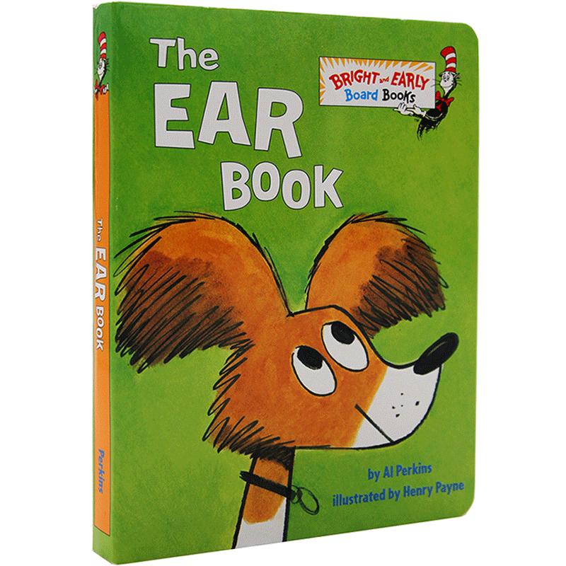 苏斯博士 Dr. Seuss耳朵书进口英文原版绘本 The Ear Book（Bright and Early Board Books）儿童纸板书宝宝身体认识启蒙绘本