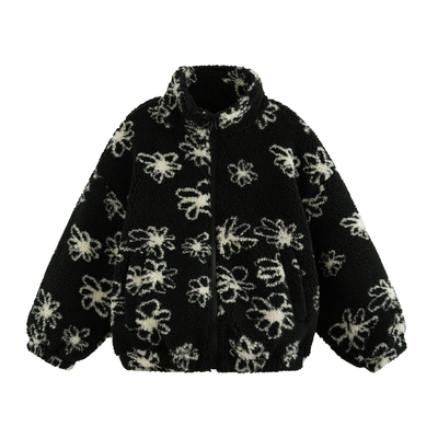 男童加绒拉链棉衣外套冬装时髦