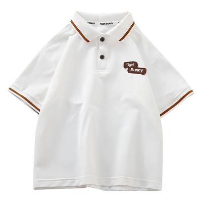 男童夏季短袖polo衫2025年新款