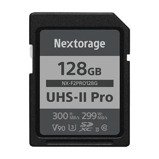 Nextorage NX-F2PRO64G 128G256G高速SD二代存储卡V90读300Mb