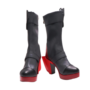 cosplay鞋子靴子舰队collection大黄蜂cos鞋定制高跟增高来图定做