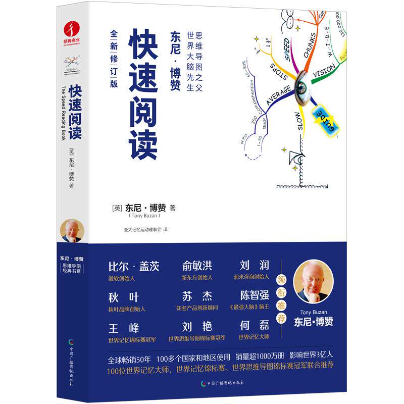 快速阅读 东尼·博赞思维导图系列 记忆宫殿、思维逻辑、记忆力、学习方法、工作方法、大脑开发、阅读障碍