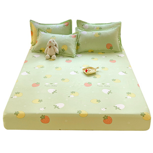 水洗棉床笠单件非纯棉全棉席梦思床垫防尘防滑保护罩床套床单2026