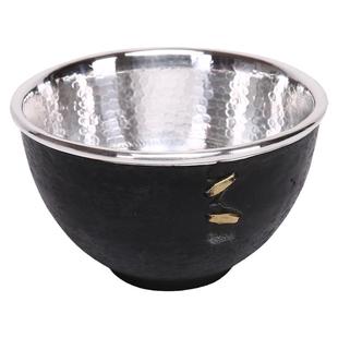 复古铁包银主人杯精铁包纯银茶杯大容量功夫茶杯子高档茶具礼品