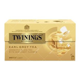 twinings川宁红茶茶包豪门伯爵英式早餐柠檬柑橘肉桂袋泡茶临期品