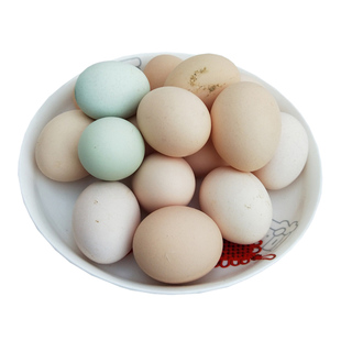 土鸡蛋深山农户散养五谷物新鲜孕妇儿童宝宝辅食40个包邮虫草鸡蛋