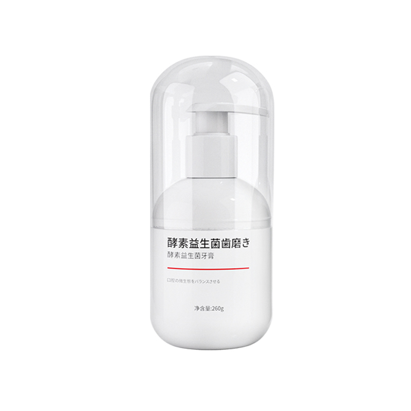 OBATA小畑酵素益生菌牙膏家庭装洁白牙齿牙垢清新口气大容量按压