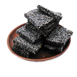 芝麻糖酥脆现做手工黑芝麻片花生芝麻糖芝麻酥孕期零食红衣花生酥