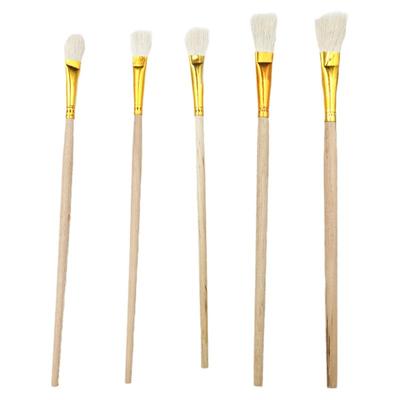 家具描金羊毛刷小毛笔扫金箔羊毛笔油漆刷子描金笔佛像贴金笔15号