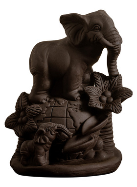 中式紫砂客厅倒流香香薰炉摆件