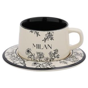 法式高端咖啡杯设计感小众情侣杯陶瓷下午茶红茶杯碟套装伴手礼盒