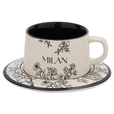 熊谷组法式高级感咖啡杯碟套装