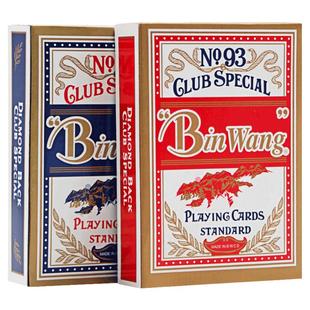 宾王扑克牌正品百家乐专用宽版梭哈小蜜蜂扑克纸牌整箱144批发938