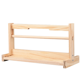 加厚实木长卷宣纸专用架实木架子书画宣纸长卷架收纳架书画长卷宣纸专用架子书法长卷纸架宣纸卷纸架宣纸支架