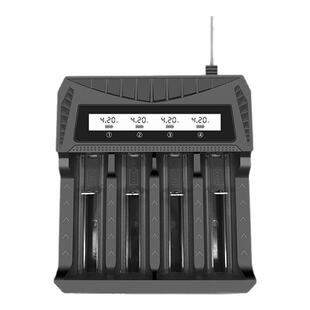 3.7V4.2V14500/18500/18650/21700/26650锂电池充电器四槽座充款A