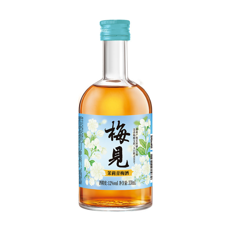 梅见茉莉青梅酒12度330ml*6瓶低度酒女生聚会高颜值微醺梅子酒