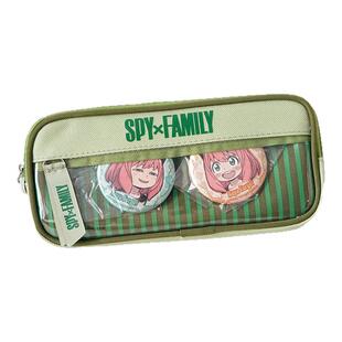大容量双层笔袋透明痛包正版授权间谍过家家阿尼亚徽章套装官周谷