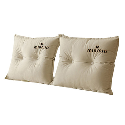 沙发靠背pp棉卧室可拆洗靠垫组合