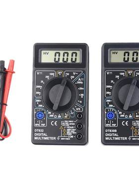 dt832万能表套装数字电压三极管