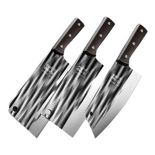 胖东莱龙泉菜刀女士专用高锰钢开刃家用锻打厨师品牌锋利切片刀具