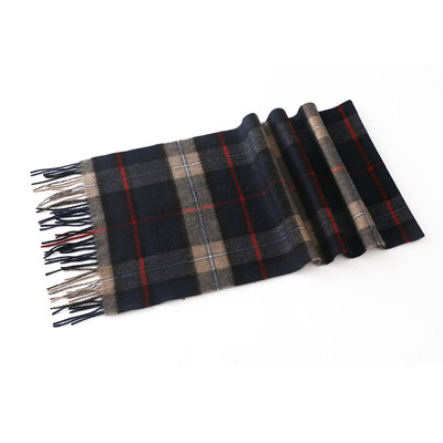 100%羊羔毛秋冬季围巾男士送长辈