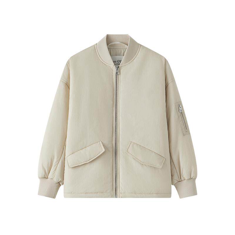 【自营】Marc O'Polo2025春季新款简约设计棒球领飞行夹克棉服女