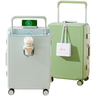 铝框宽拉杆行李箱女20寸新款拉杆箱24寸多功能静音旅行密码皮箱男