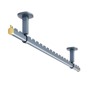 晾衣架阳台固定式晾衣杆顶装室内外家用悬挂吊杆墙上侧装晒杆打孔