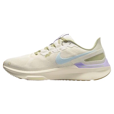 耐克Nike女Zoom Structure 25春夏防滑透气泡棉长跑鞋HQ3466-141