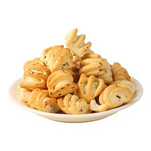 香菜味纯碱烤馍山西特产休闲早餐小零食碱水花卷非油炸馍丁烤馒头