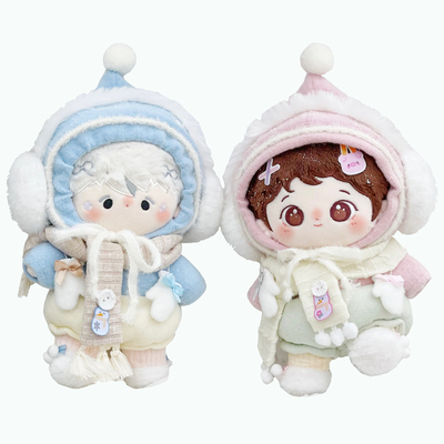 棉花娃娃娃衣奶盐冰沙绵雪花花