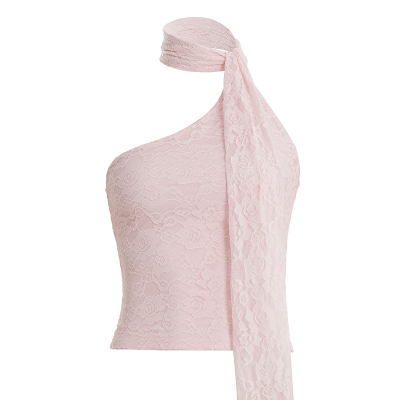 【法式少女风】性感辣妹飘带背心