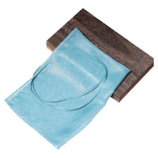 绛尾儿 纯色面纱 原创遮脸半透汉服配饰飘逸防晒纱巾古风面巾女夏