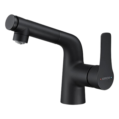 箭牌漱口面盆龙头升降旋转抽拉