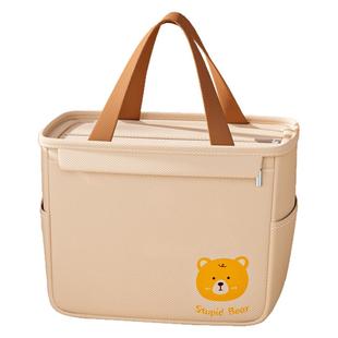 便当包饭盒袋子手提包加厚防水防油午餐包学生上班族大容量带饭包